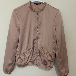 ruffle sleeve light jacket